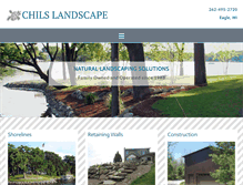 Tablet Screenshot of chilslandscape.com